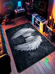 Velvet Vibrant Guitar Bass Music Theme Area Rug - Soft, Machine Washable Polyester Rug, Suitable For Living Room, Bedroom, Office And Kitchen Decor, Music Room Decor | Artist Floor Covering | Polyester Rug, Music Room Decor - Multicolor - View 1