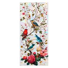 Ins French Vintage Bird & Rose Static Cling Window Film, Privacy Protection Sticker, No Glue, UV Protection, Sunshade & Heat Insulation, Bathroom Frosted Glass Sticker, Home Decor - Pastoral Bird Song Window Sticker - View 14