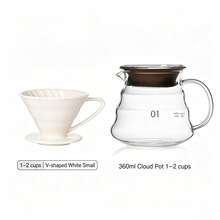 Cangkir Saringan Kopi Keramik, Set Kopi Tetes Manual, Corong Saringan, Jaring Saringan Bubuk Kopi, Saringan Teko Kopi Luar Ruangan - MultiWarna - View 22