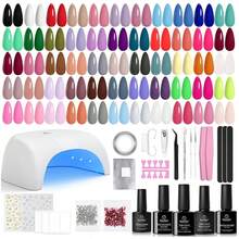 Beetles Gel Nail Polish Kit With U V Light - 80Pcs Color Enchantment 55 Colors Gel Polish Starter Kit - Color Enchantment - View 1