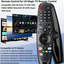 Control remoto inteligente L*G, compatible con múltiples modelos, con acceso directo a Pr*Im*E Video/Alexa - Negro - Ver 4