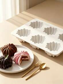 Petal, Peanut, Pistachio And Raspberry Silicone Molds, Platinum Silicone Material, Suitable For Mousse Cake, Filled Chocolate, Pudding And Jelly, Halloween And Christmas Party Decoration, Oven And Freezer , Temperature Range -40℃ To 230℃ - White - View 11