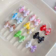 Acrylic Dual Color Gradient Layered Music Bow DIY Mobile Phone Chain Bracelet Hair Clip Hair Accessory Material Loose Bead Jewelry - Multicolor - View 2