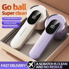 Upgraded Portable Multifunctional Wool Ball Trimmer, Electric Fabric Remover, Portable Wool Remover, Powerful Motor With LED Intelligent Digital Display Screen, Suitable For Clothing, Bedding, Carpets, Sofas, And Dry Clothes Stores! - Multicolor - View 1