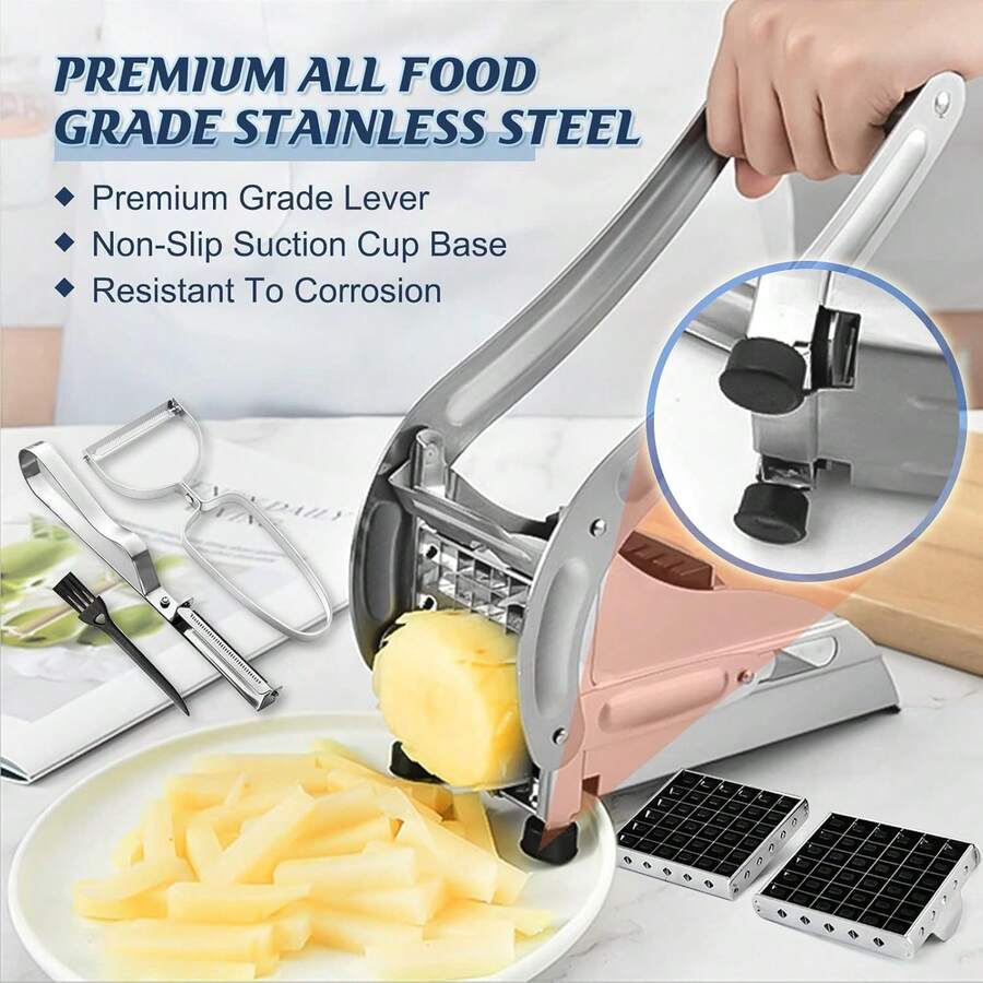 French Fry Cutters - Silver - View 1