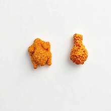 2/6/10/12pcs Magnet Kulkas Simulasi Ayam Goreng Kreatif, Magnet Kulkas Kaki Ayam Bahan Resin, Aksesori Dekorasi Anotasi Foto Dapur Bertema Makanan Menarik, Aksesori Kantor - beraneka warna - View 12