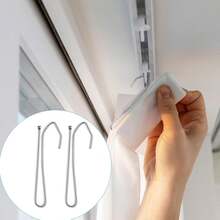 50pcs Stainless Steel Pleated Curtain Hooks, Deep Metal Claw Curtain Pins, Suitable For Windows And Shower Doors, Easy To Install - 50 Pieces - View 3