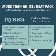 Uterine Ice And Heat Pack Reusable Hot And Cold Therapy For Period, Postpartum, And Endometriosis Relief - Soft, Flexible Gel Pack - As Pic - View 6