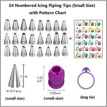 Cake Decorating Kit, 193 Pcs Baking Tools (Blue) |   Cake Turntable, Leveler, 24 Numbered Icing Tips, 2 Spatulas, 3 Scrapers, 5 Bag Ties, 50 Pastry Bags, 50 Cupcake Liners & More - Purple - View 3