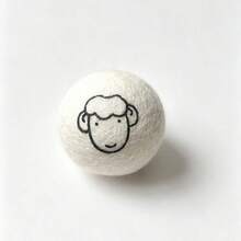 1/3/6pcs Natural Wool Dryer Balls, Reduce Static, Soften Clothes, Fabric Care, Sheep Pattern, Home Essential, Ball Pit, Laundry, Facial Cotton Balls, Cotton Balls - Standard Model - View 9