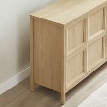Natural Oak Sideboard - 160x40x80 Cm - Oak - View 8