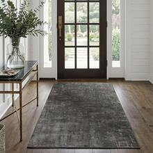 Latte&Fog Alfombras de 153 x 215 cm para Sala de Estar y Dormitorio,Moderna Abstracta Lavable, de Pelo bajo Antideslizante Estilo Boho para Sala de Estar, Oficina, Dormitorio(Negro 5x7ft) - Camel - Ver 2