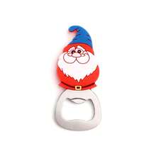 1 buah Pembuka Botol Bertema Natal (Dengan Fungsi Magnet Kulkas) - 4 Desain Lucu (Santa Claus, Manusia Salju, Rusa Kutub, Pohon Natal), Alat Bar Stainless Steel, Aksesori Pesta yang Menyenangkan, Hadiah Liburan yang Sempurna - bawaan - View 17