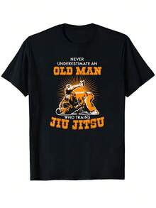 Men T-Shirts - 黑色 - 查看 1