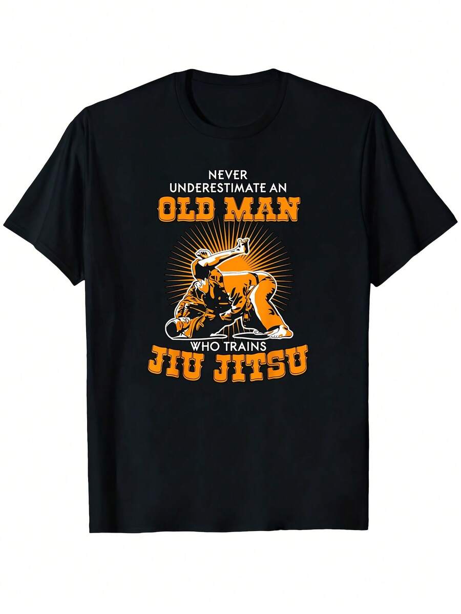 Men T-Shirts - 黑色 - 查看 1