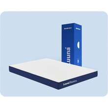 Basics 1 Colchón Individual, Colchón de Espuma de Alta Densidad, 16cm de Altura, Firmeza Media, Colchones en Caja, 1 Capa, Colchón Fresco - Azul y blanco - Ver 4