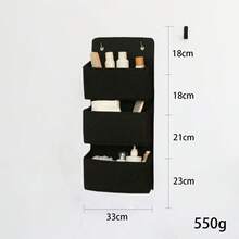 1pc 3-Tier M Size Hanging Storage Bag, Multiple Sizes Available, Includes Metal Hook, Foldable, Suitable For Dorm Bedside Hanging Storage, Used For Storing Underwear And Toys - Multicolor - View 9