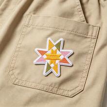 1pc Star Embroidery Heat Transfer Patch, Retro-Colored Serrated Star Sewing Sticker, Suitable For Denim Jackets, Hats, Backpacks, And Clothing Decoration - A - View 5
