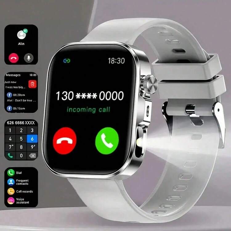 New Full Touch Screen High Definition Fashion Smart Watch, Wireless Calling Function, Compatible With Android And IOS Phones, Perfect Gift For Women - Multicolor - View 15