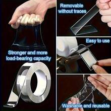 High-Strength Double-Sided Nano Tape - Ultra-Strong Adhesion, Reusable, Multi-Purpose Adhesive Solution - Essential For Christmas Decorations And Crafts, Suitable For All Surfaces - A - View 7