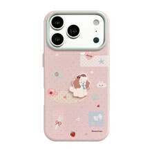 GUCADI Korean Cute Adorable 17 Pro Phone Case, 3D Cartoon Soft Shell Compatible With 16, Also Compatible With 14, 13, 15, Cute, Girly, Geometric Pattern, Cartoon Style, Fresh Minimalist, Niche, Soft Girl, Ins Style - Strawberry Powder - View 6