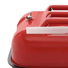HaroldDol 20L Portable Fuel Tank With Hose, Petrol And  Fuel Storage Container 4.4 Gallon, Leak Resistant Fuel Can For RV Motorcycle Outboard Engine Camping Use Red 44cm[Ideal Daily Accessory] - Default@QC6SY8-000100 - View 9