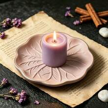 1/2 Pieces Set Lotus Leaf Tray Silicone Mold, DIY Handmade Candle Holder, Resin Epoxy Casting Mold, Plaster And Concrete Storage Box - Holiday Gifts - Multi-color - View 4