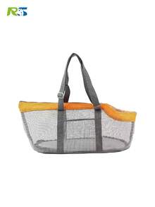 RUSHICHONGWU RU SHI CHONG WU Portable Mesh Pet Carrier Bag With Cooling Pad, Breathable Soft Edge Pet Travel Tote, Suitable For Small Dogs And Cats, Outdoor Walking, Shopping, Vet Visits - Multicolor - View 2