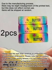 Realistic Colorful Butter Squeeze Toy, Rainbow Color - Soft Pressure-Resistant Finger Spinner, Slow Rebound Sensory Stress Relief Toy, Fun Prank Gift, Suitable For Autism, Stress And Anxiety Relief, Perfect Gift, Mood-Boosting, Party Favors - 多色 - 查看 11