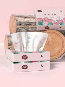 320pcs/160pcs/80pcs/20pcs Sapu Tangan Portabel Kantong Kertas Tisu Wajah Tisu Saku Mini Portabel untuk Pelajar Saat Bepergian (20pcs/1pack) - MultiWarna - View 8