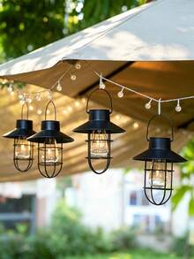 Outdoor Hanging Solar Light, Suitable For Garden Decoration, Yard, Camping, Lawn, Pathway, Porch Lighting - Hand Lantern - View 11