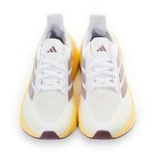 Adidas Spring/Autumn Mesh Comfortable Women's Thick Sole Low-Top Lace-Up Running Sports Casual Shoes IH0685 - White/Purple/Yellow - View 3