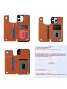 Luxury Genuine Leather Flip Wallet Phone Case With Card Slots, Compatible With Samsung Galaxy And Pixel. - Mauve Purple - View 3