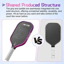 Pickleball Paddles With Polypropylene Honeycomb Core, T700SC Power Carbon Fiber Pickleball Paddle, Increased Power For Ultimate Spin & Consistency - Multicolor - View 2