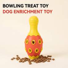 1pc Durable Dog Chew Toy, Night Walk Boredom Buster, Silicone Teething Interactive Pet Toy - Multicolor - View 4