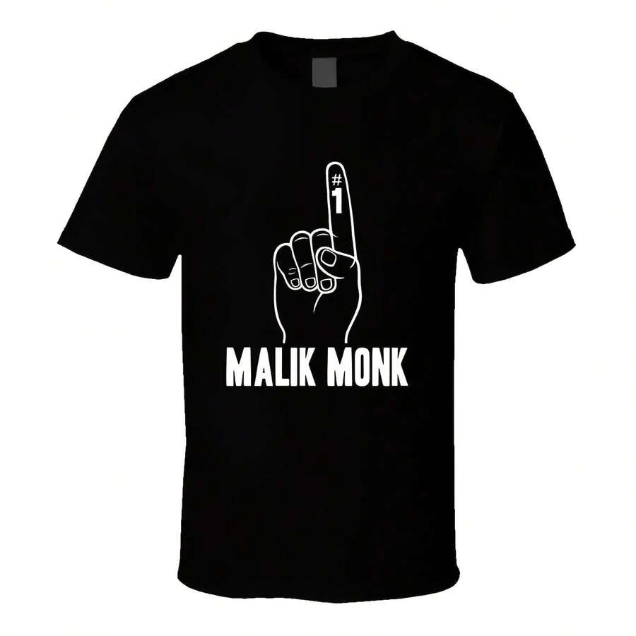 Malik Monk Number 1 Charlotte T-Shirt For Basketball Team Fans - 款式 - 查看 1