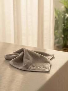 客製化刺繡臉巾，多色刺繡姓名，適合睡衣派對、浴室、SPA、伴娘禮物、婚禮禮物、情人禮物、派對小禮、飯店客製化，柔軟吸水臉巾送給朋友 - 彩色 - 查看 2
