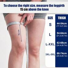 1Pair Thigh Compression Sleeves, Hamstring Compression Sleeve For Men Women - Multicolor - View 3