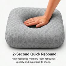 Piercing Pillow For Side Sleepers, Portbale Pillow For Ear Pain Relief - Light Grey - View 1