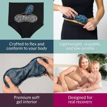 Uterine Ice And Heat Pack Reusable Hot And Cold Therapy For Period, Postpartum, And Endometriosis Relief - Soft, Flexible Gel Pack - As Pic - View 3