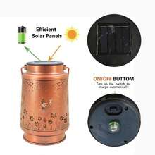 Olar Lantern Replacement Top Cover Round Solar Battery Box LED Light Accessory For Outdoor Decoration - 8cm Battery Box - View 5