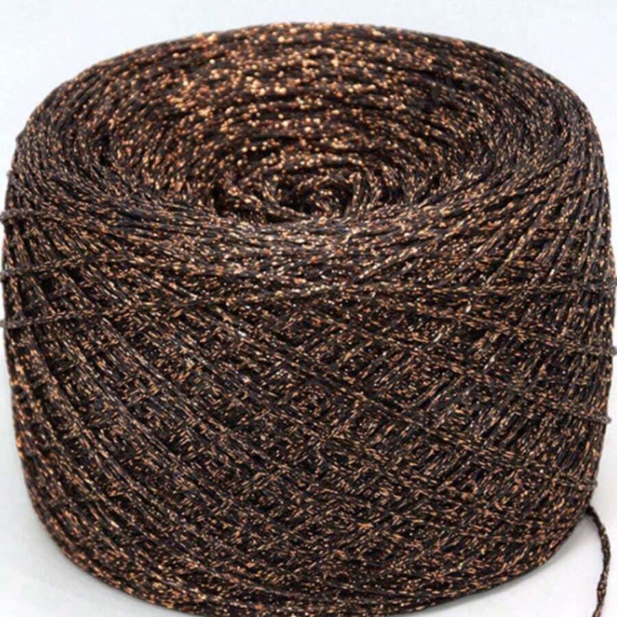 Cheonet Shiny Metallic Hollow Yarn Crochet Thread Handmade DIY Embroidery Lace Trim Knitting Thread