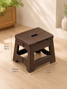1PC Foldable Step Stool, Portable Folding Stool With Carry Handle, Lightweight Collapsible Plastic Footstool, Space-Saving Compact Seat For Adults , Bathroom, Kitchen, Bedroom, Living Room, Camping, Travel, Home Storage, Indoor & Outdoor Use,Sgabello - Multicolor - View 17