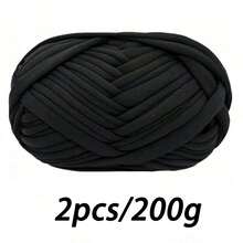 2pcs/400g Shiny Metallic Plain Crochet Yarn, Premium Knitting Craft Yarn, Multi-Color Durable Crochet Yarn, Suitable For Making Handbags, Hats, Home Decor, Sewing And Knitting Projects - 2-pack - View 27