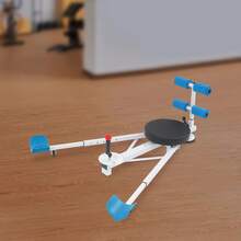 Black 0‑180° Leg Stretcher Split Machine, 5‑Level Adjustable Multifunctional Sit‑Up Exercise Trainer, 150kg Max Load, Foldable Home Gym Fitness Equipment With Suction Cup Base - Black and White - View 10