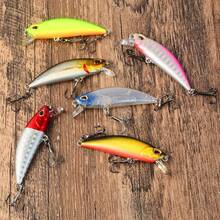 6pcs Sinking Mini Bionic Hard Lures Set, Stream Micro Fishing Lures For Amur Perch And Crucian Carp - Multicolor - View 3