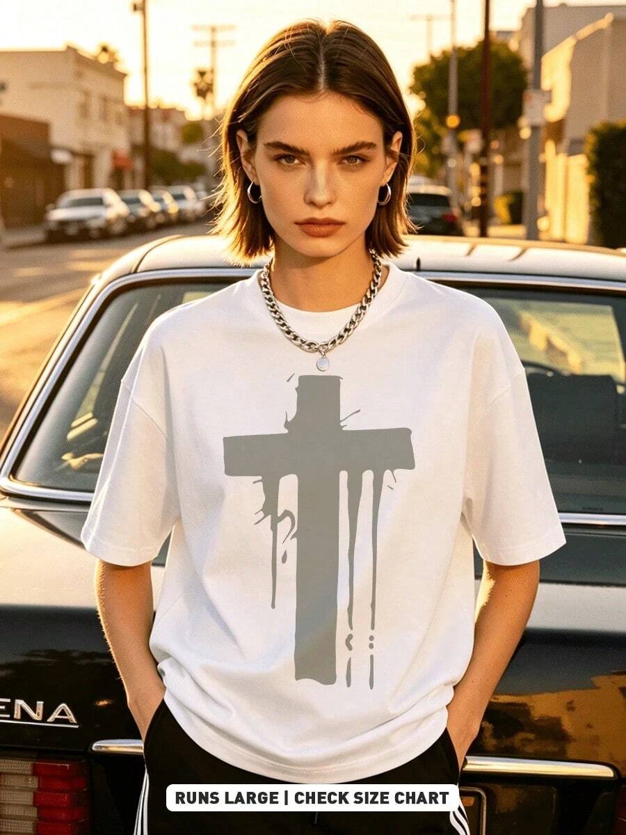 Women T-Shirts - 白色 - 查看 1