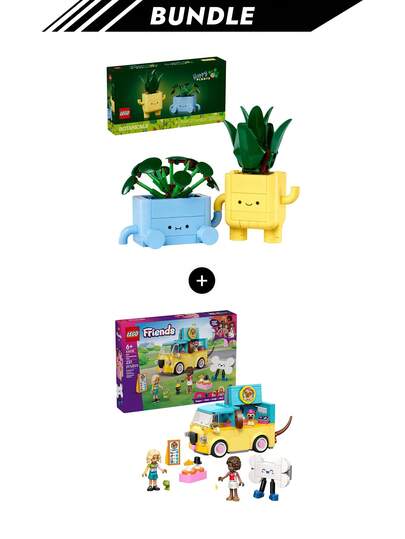 LEGO [Bundle]Happy Plants 9Years+ 10349 + Friends Pet Accessories Van Kids 6Years+ 42678