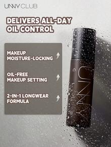 UNNY CLUB Setting Spray Makeup, Tahan Lama 24 Jam, Melembapkan dan Menyegarkan, Anti Luntur, Untuk Kulit Kering, 100ml, Merek Kosmetik Kecantikan Makeup - Putih - View 6