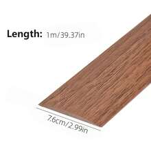 Self-Adhesive PVC Floor Transition Strip - Floor Transition Strip Floor Cover Strip, Vinyl Floor Divider Strip For Connecting Floor Gaps, Easy To Install, Durable And Stylish, Suitable For Kitchen, Bathroom, Bedroom, Entrance, Kitchen Doorway, Bathroom Upgrade, Elegant Design, Modern Interior, Easy Installation Design - 7.6 cm - View 2